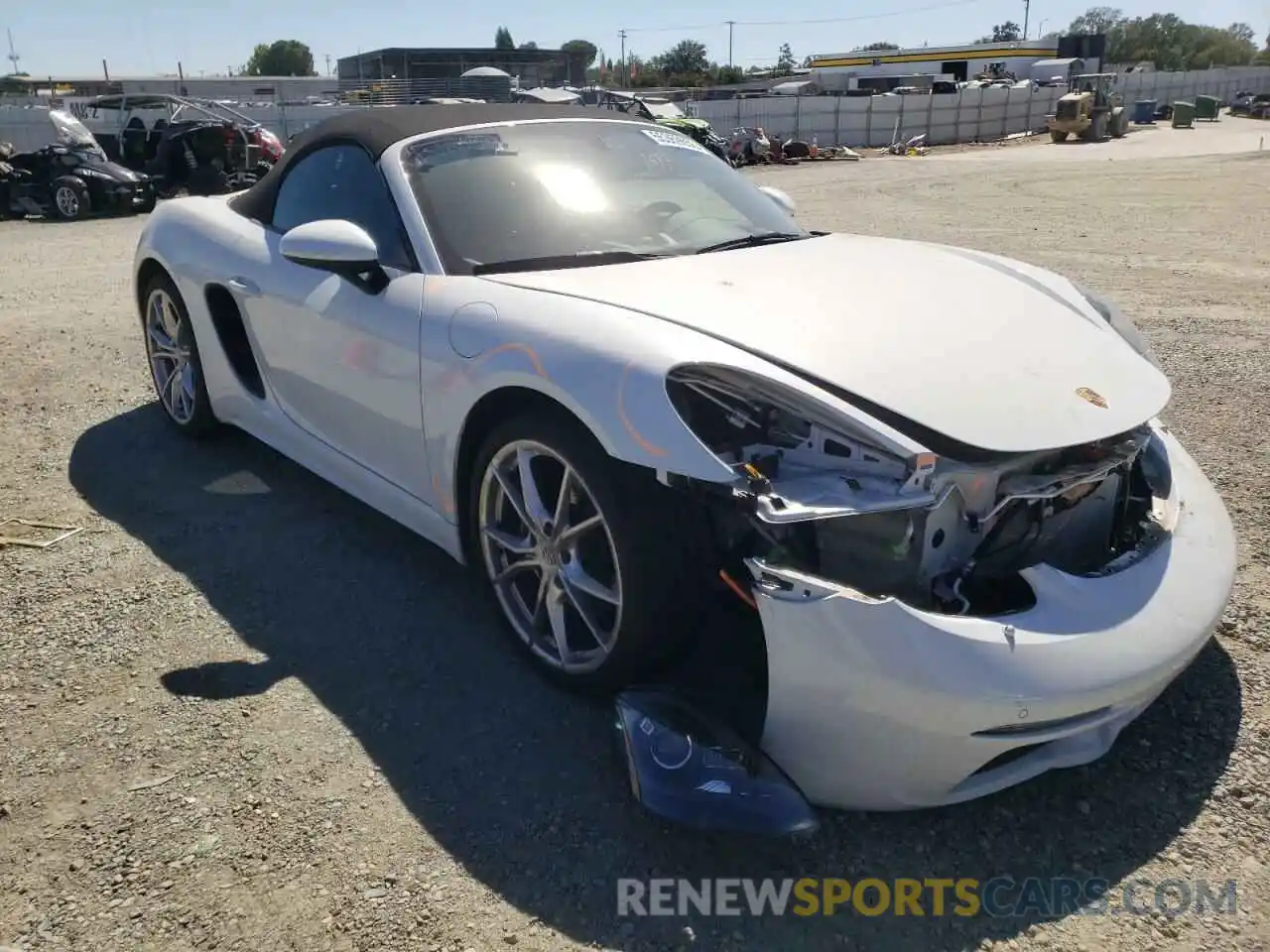 1 Photograph of a damaged car WP0CA2A84KS210540 PORSCHE BOXSTER 2019