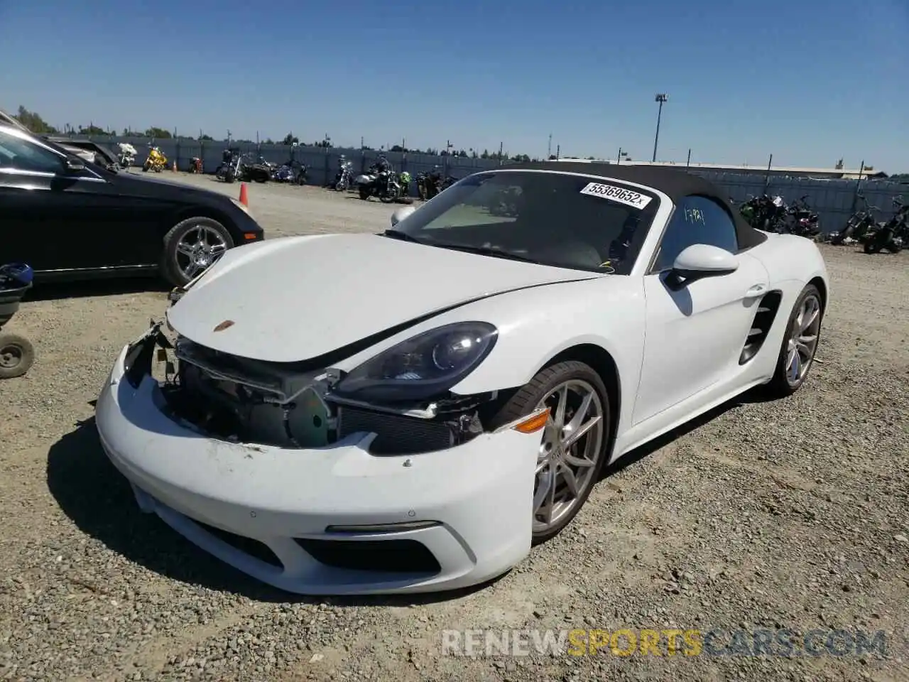 2 Photograph of a damaged car WP0CA2A84KS210540 PORSCHE BOXSTER 2019