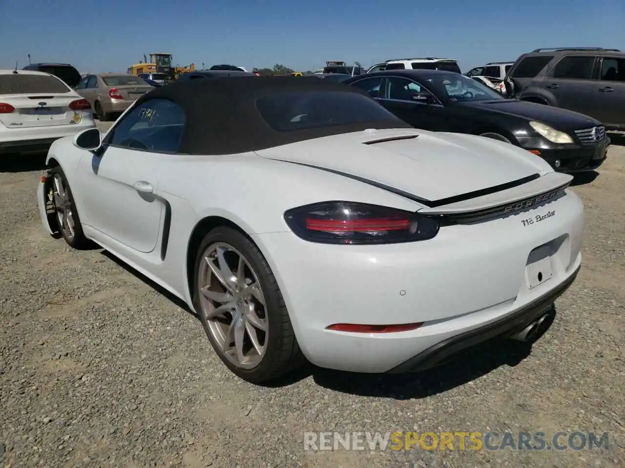 3 Photograph of a damaged car WP0CA2A84KS210540 PORSCHE BOXSTER 2019