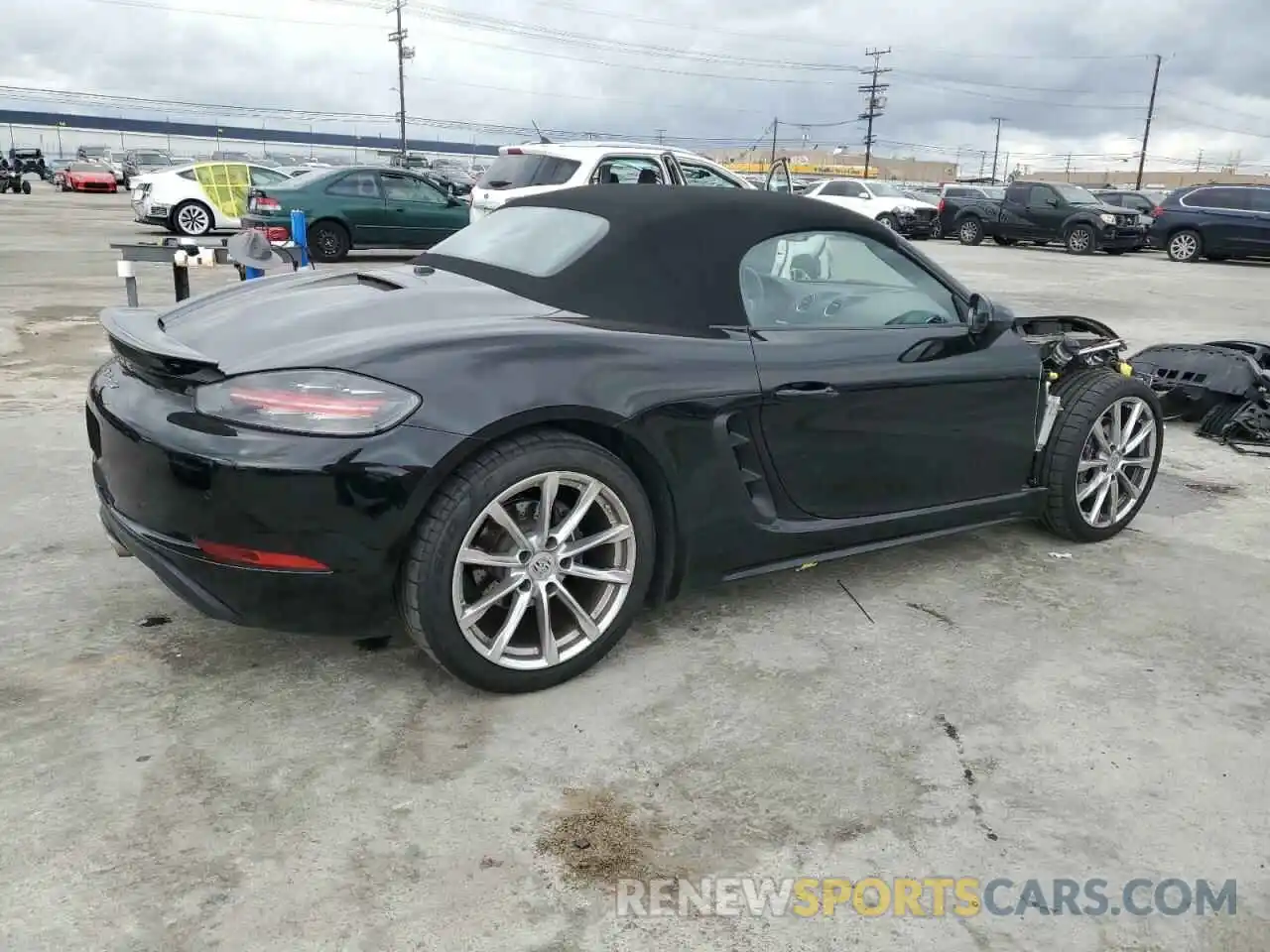 3 Photograph of a damaged car WP0CA2A84KS210778 PORSCHE BOXSTER 2019