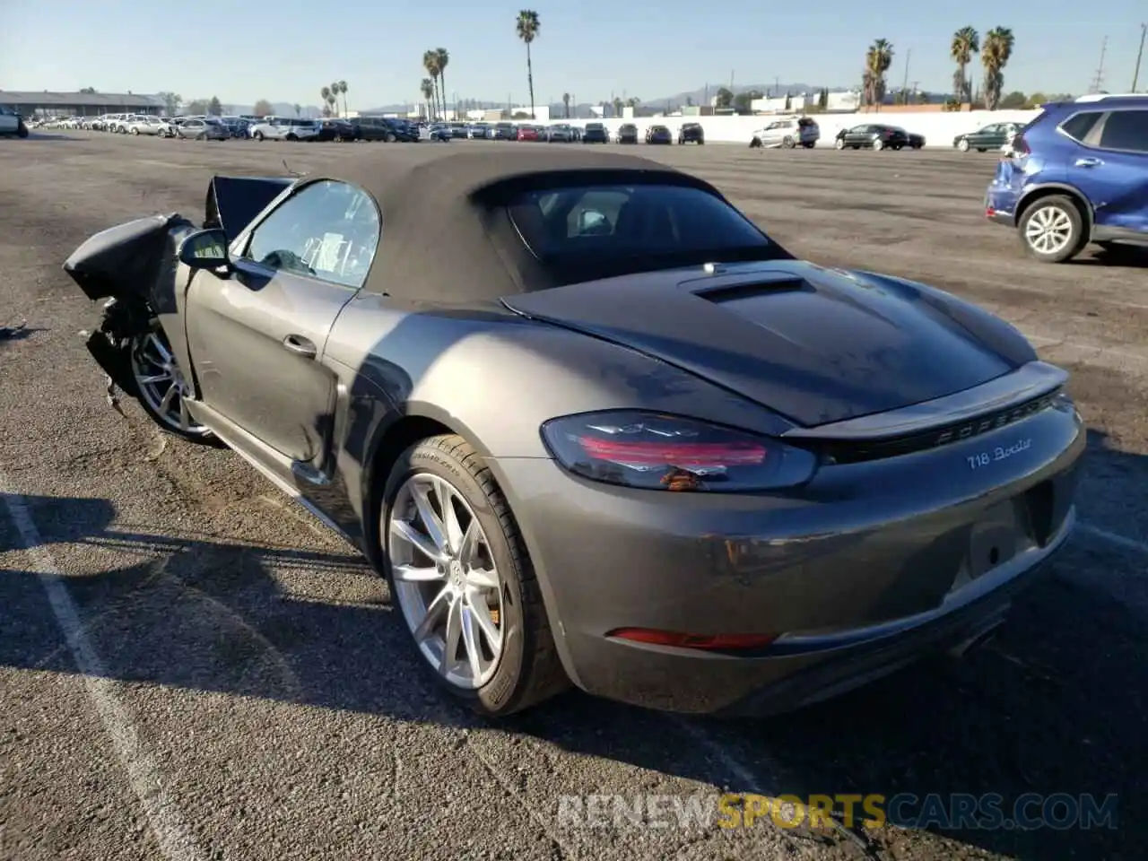 3 Photograph of a damaged car WP0CA2A84KS210926 PORSCHE BOXSTER 2019