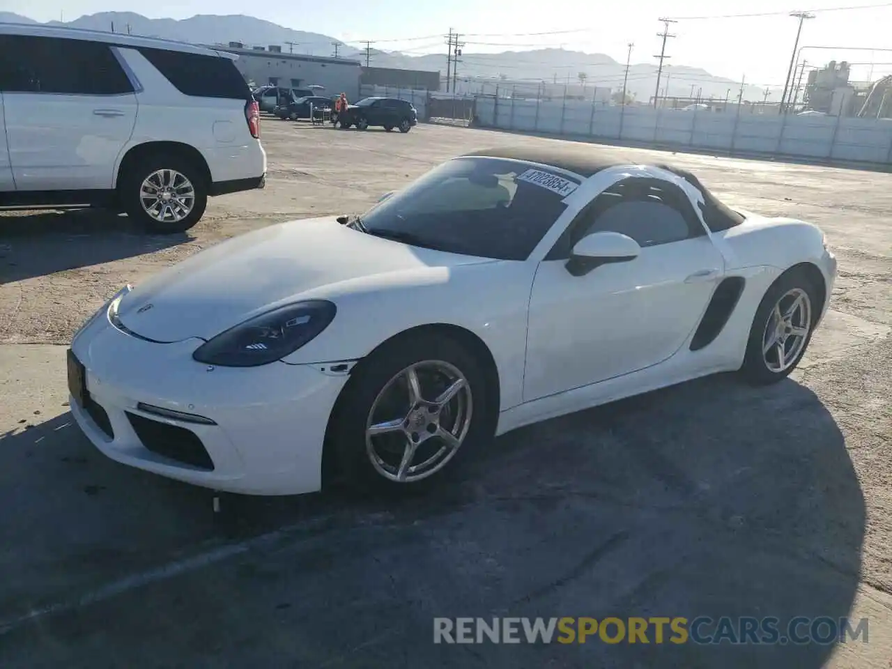 1 Photograph of a damaged car WP0CA2A85KS210451 PORSCHE BOXSTER 2019