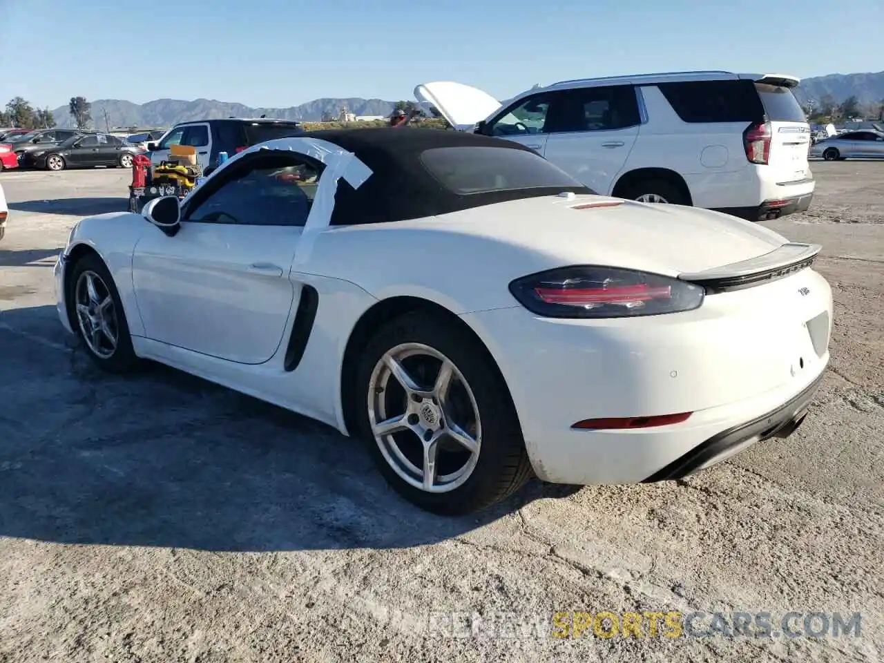 2 Photograph of a damaged car WP0CA2A85KS210451 PORSCHE BOXSTER 2019