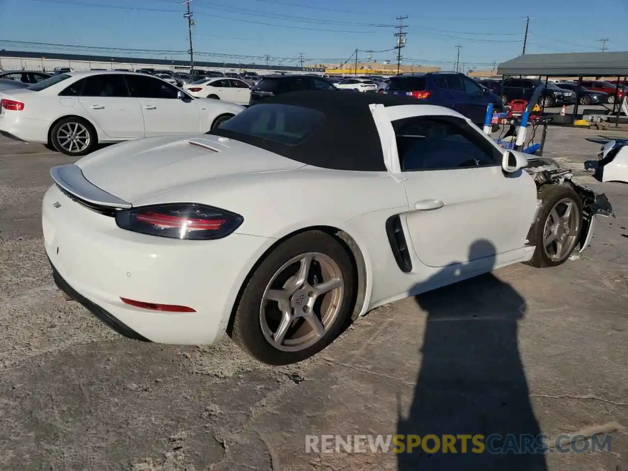 3 Photograph of a damaged car WP0CA2A85KS210451 PORSCHE BOXSTER 2019