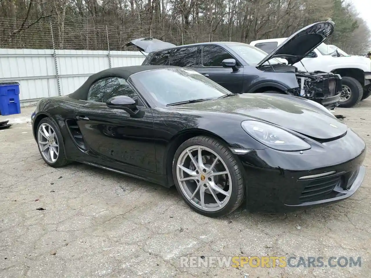 4 Фотография поврежденного автомобиля WP0CA2A87KS210483 PORSCHE BOXSTER 2019