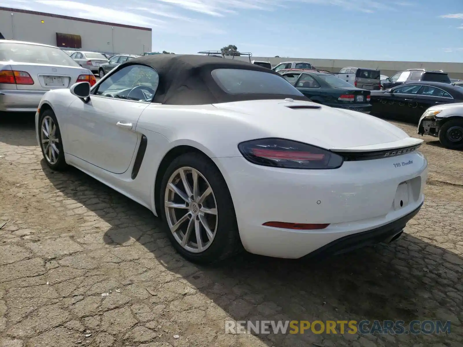 3 Photograph of a damaged car WP0CA2A88KS210251 PORSCHE BOXSTER 2019