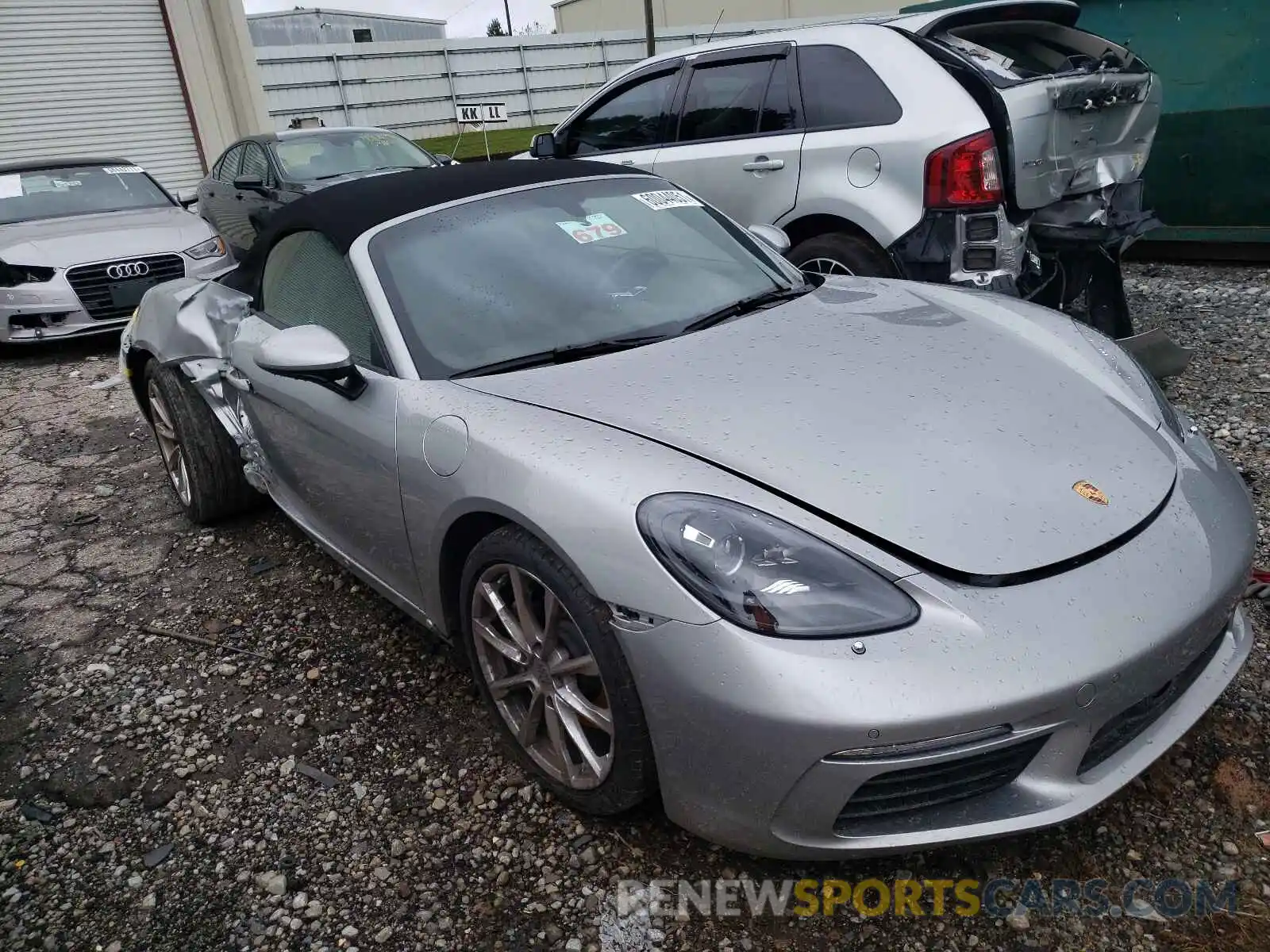 1 Photograph of a damaged car WP0CA2A88KS210668 PORSCHE BOXSTER 2019