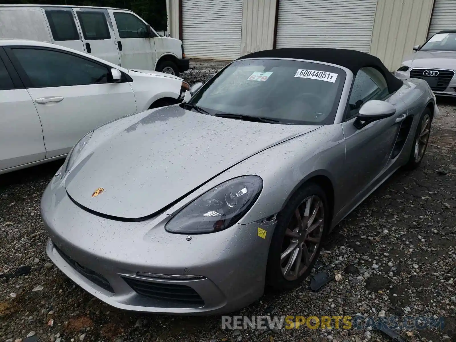 2 Photograph of a damaged car WP0CA2A88KS210668 PORSCHE BOXSTER 2019