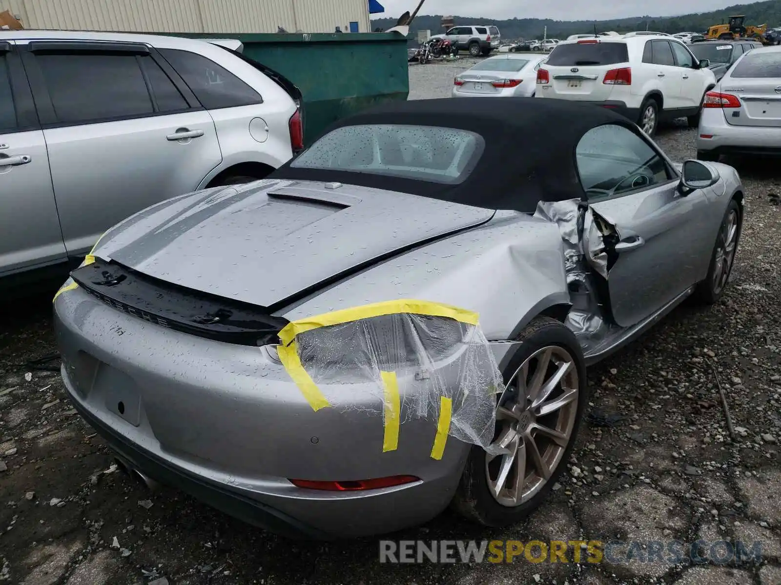 4 Photograph of a damaged car WP0CA2A88KS210668 PORSCHE BOXSTER 2019