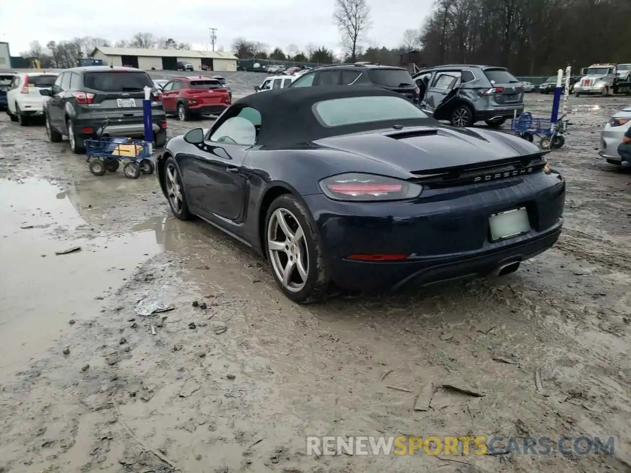 3 Photograph of a damaged car WP0CA2A88KS211450 PORSCHE BOXSTER 2019