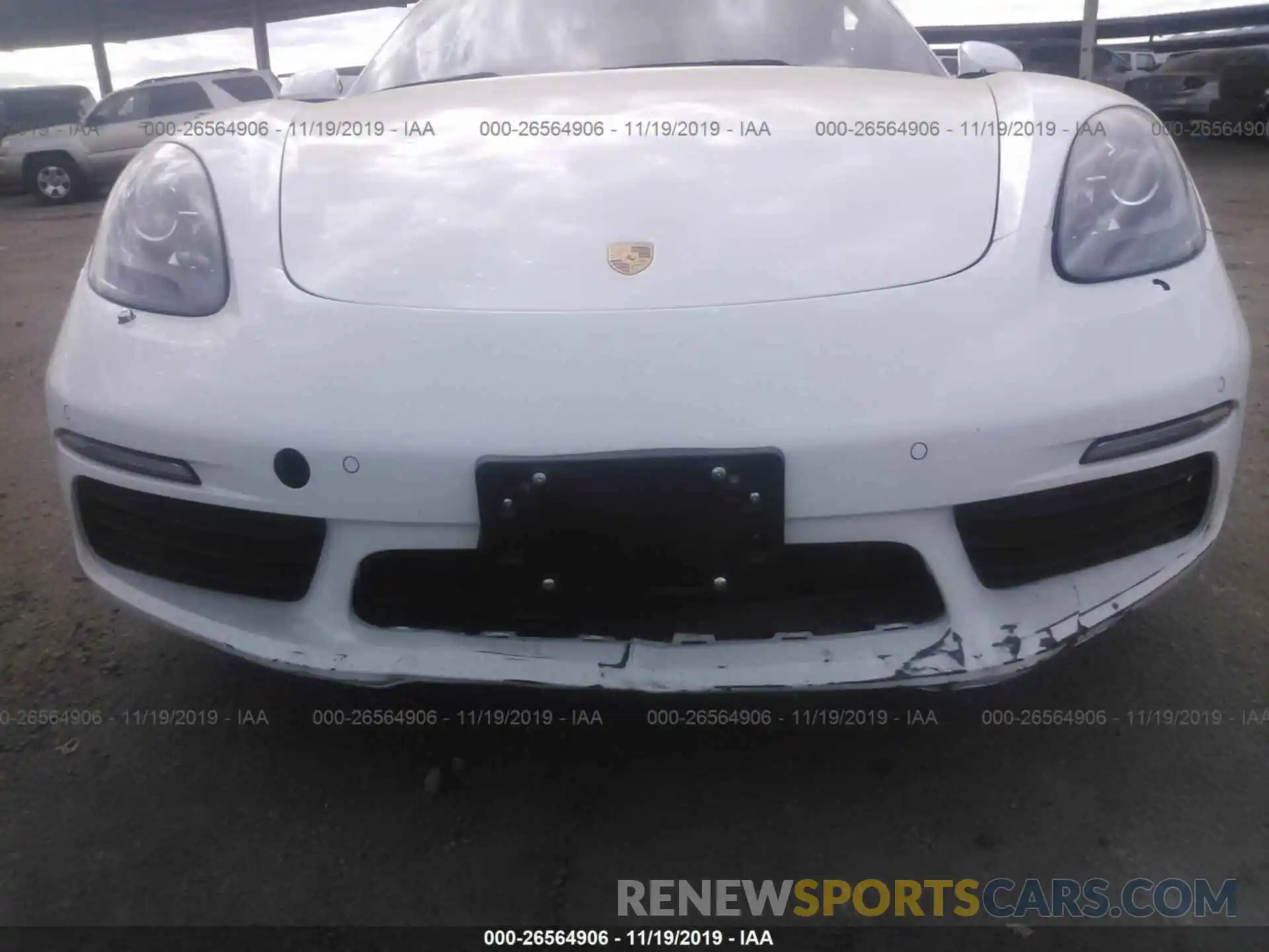 6 Photograph of a damaged car WP0CA2A8XKS210235 PORSCHE BOXSTER 2019