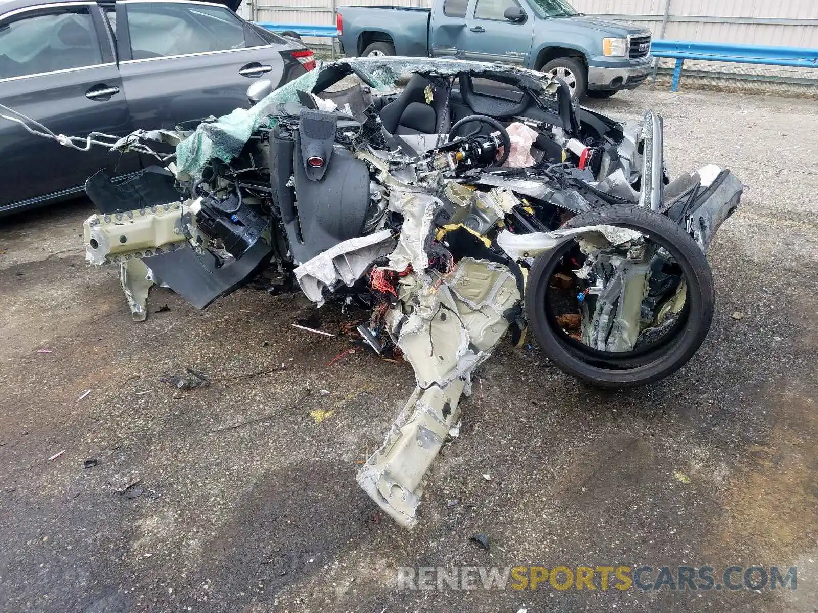 2 Photograph of a damaged car WP0CB2A80KS228174 PORSCHE BOXSTER 2019