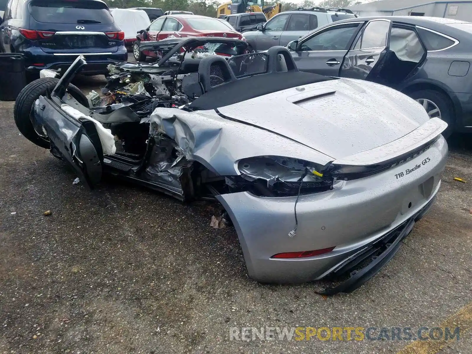 3 Photograph of a damaged car WP0CB2A80KS228174 PORSCHE BOXSTER 2019