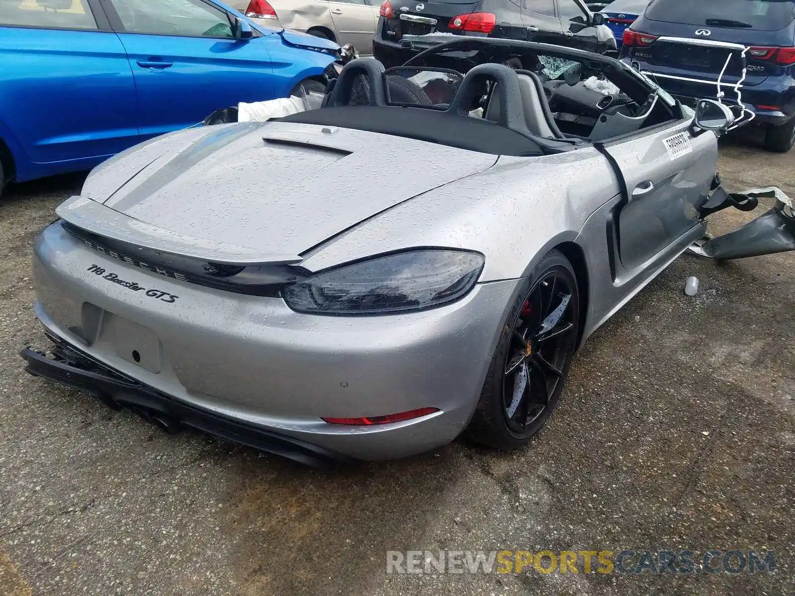 4 Фотография поврежденного автомобиля WP0CB2A80KS228174 PORSCHE BOXSTER 2019