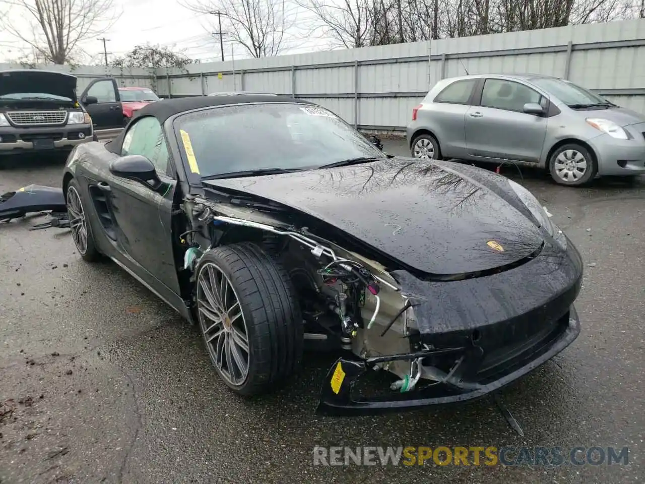 1 Photograph of a damaged car WP0CA2A87LS210209 PORSCHE BOXSTER 2020