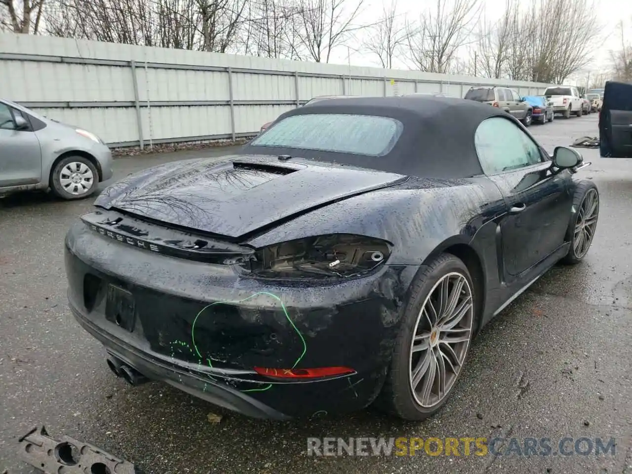 4 Photograph of a damaged car WP0CA2A87LS210209 PORSCHE BOXSTER 2020