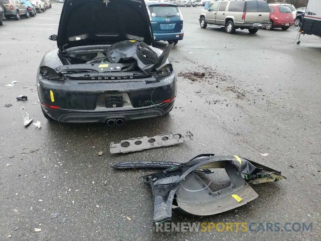 9 Photograph of a damaged car WP0CA2A87LS210209 PORSCHE BOXSTER 2020