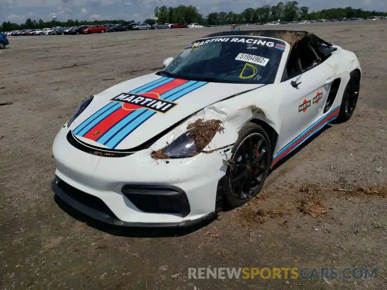 2 Photograph of a damaged car WP0CC2A81LS240171 PORSCHE BOXSTER 2020