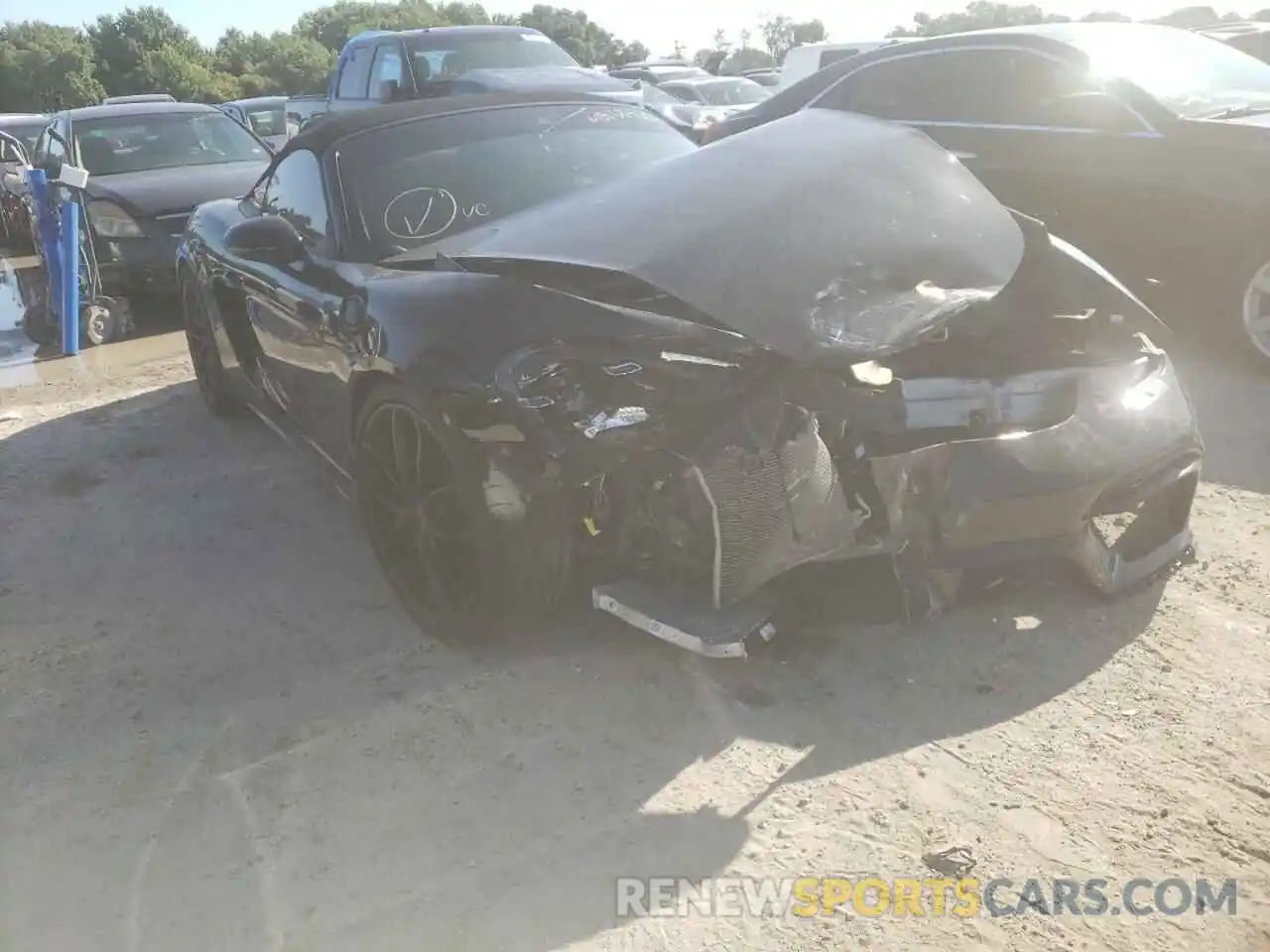 1 Photograph of a damaged car WP0CC2A87LS240286 PORSCHE BOXSTER 2020