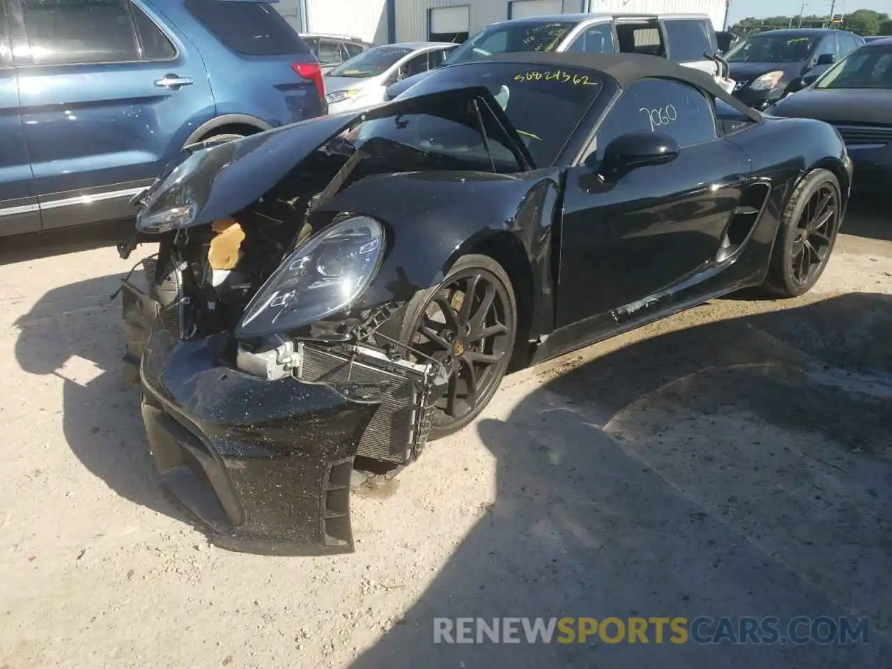 2 Photograph of a damaged car WP0CC2A87LS240286 PORSCHE BOXSTER 2020