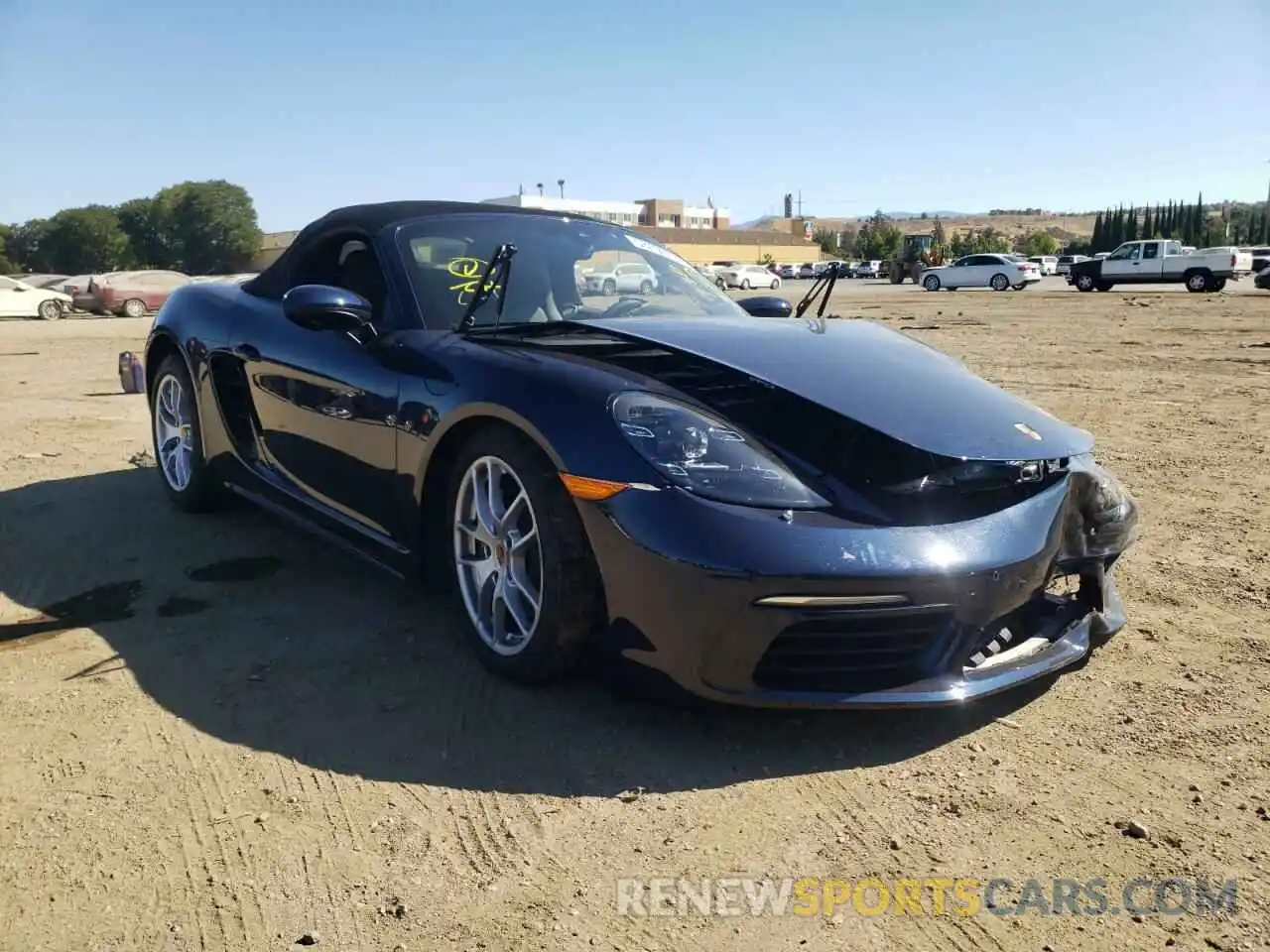 1 Photograph of a damaged car WP0CA2A82MS210457 PORSCHE BOXSTER 2021