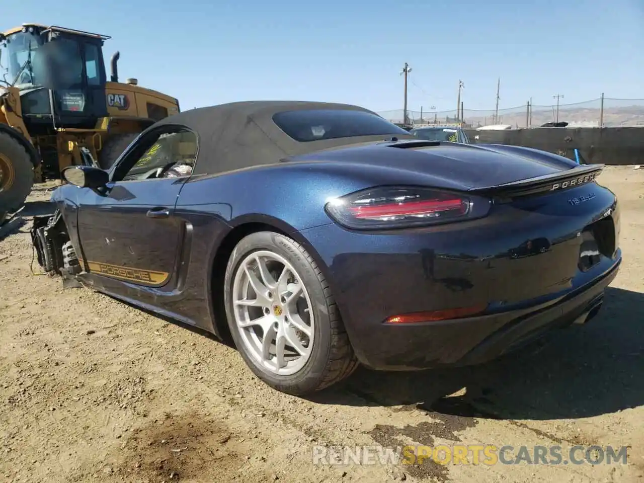 3 Photograph of a damaged car WP0CA2A82MS210457 PORSCHE BOXSTER 2021