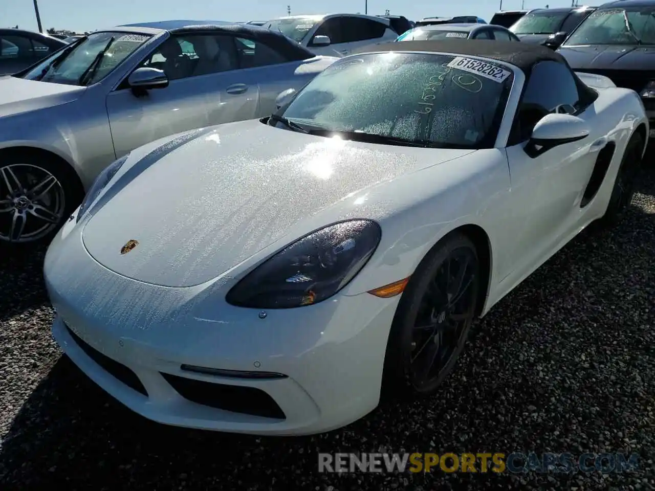 2 Photograph of a damaged car WP0CA2A85MS210372 PORSCHE BOXSTER 2021