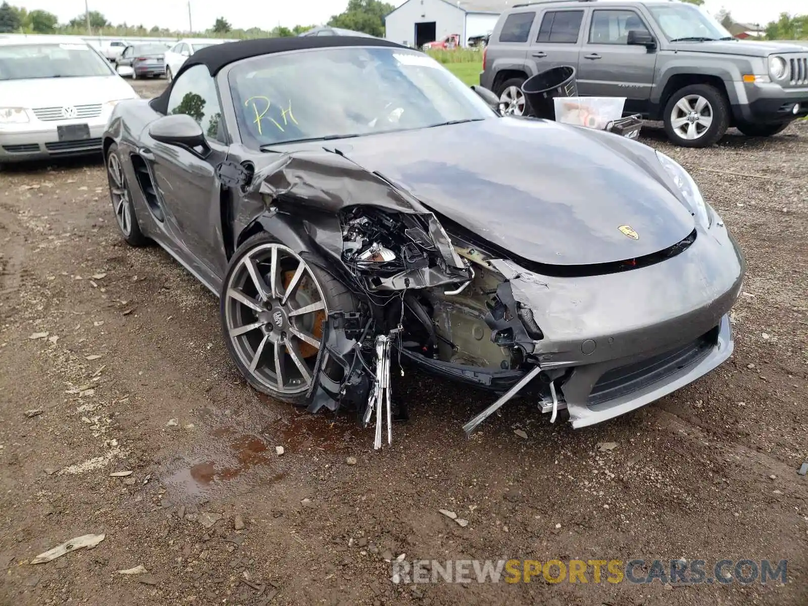 9 Photograph of a damaged car WP0CA2A87MS210762 PORSCHE BOXSTER 2021