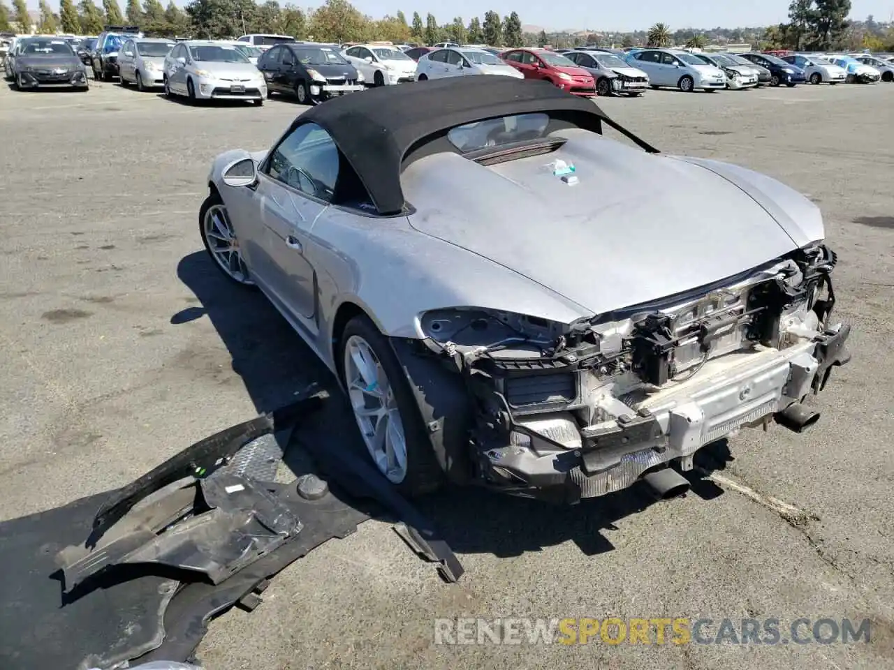 3 Photograph of a damaged car WP0CC2A83MS240237 PORSCHE BOXSTER 2021