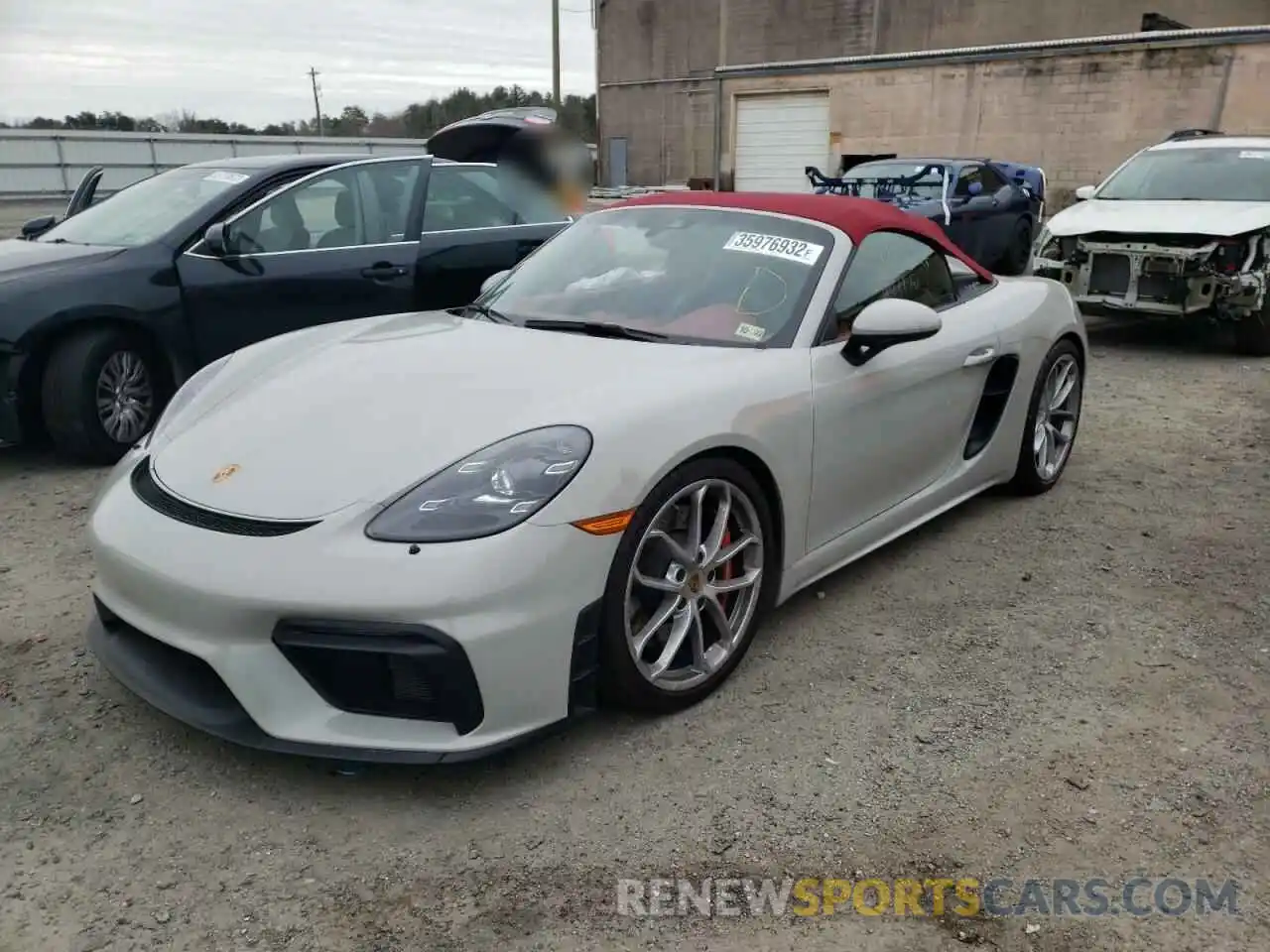 2 Photograph of a damaged car WP0CC2A84MS240215 PORSCHE BOXSTER 2021