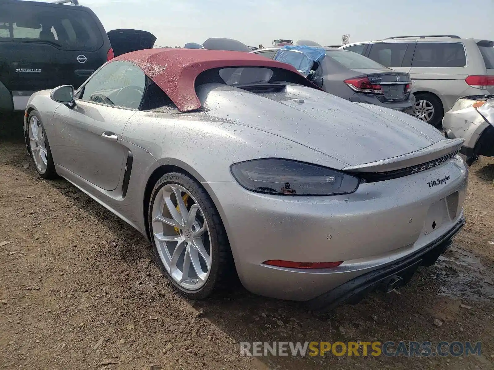 3 Photograph of a damaged car WP0CC2A84MS240523 PORSCHE BOXSTER 2021