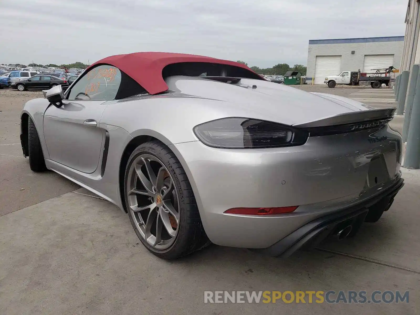 3 Photograph of a damaged car WP0CC2A89MS240419 PORSCHE BOXSTER 2021