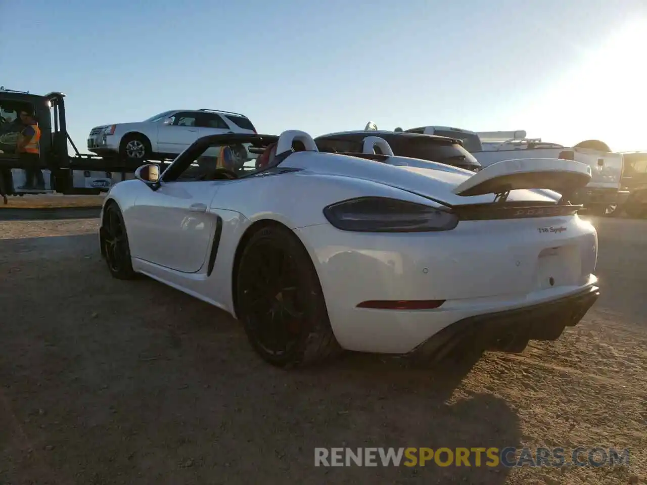 3 Photograph of a damaged car WP0CC2A8XMS240820 PORSCHE BOXSTER 2021