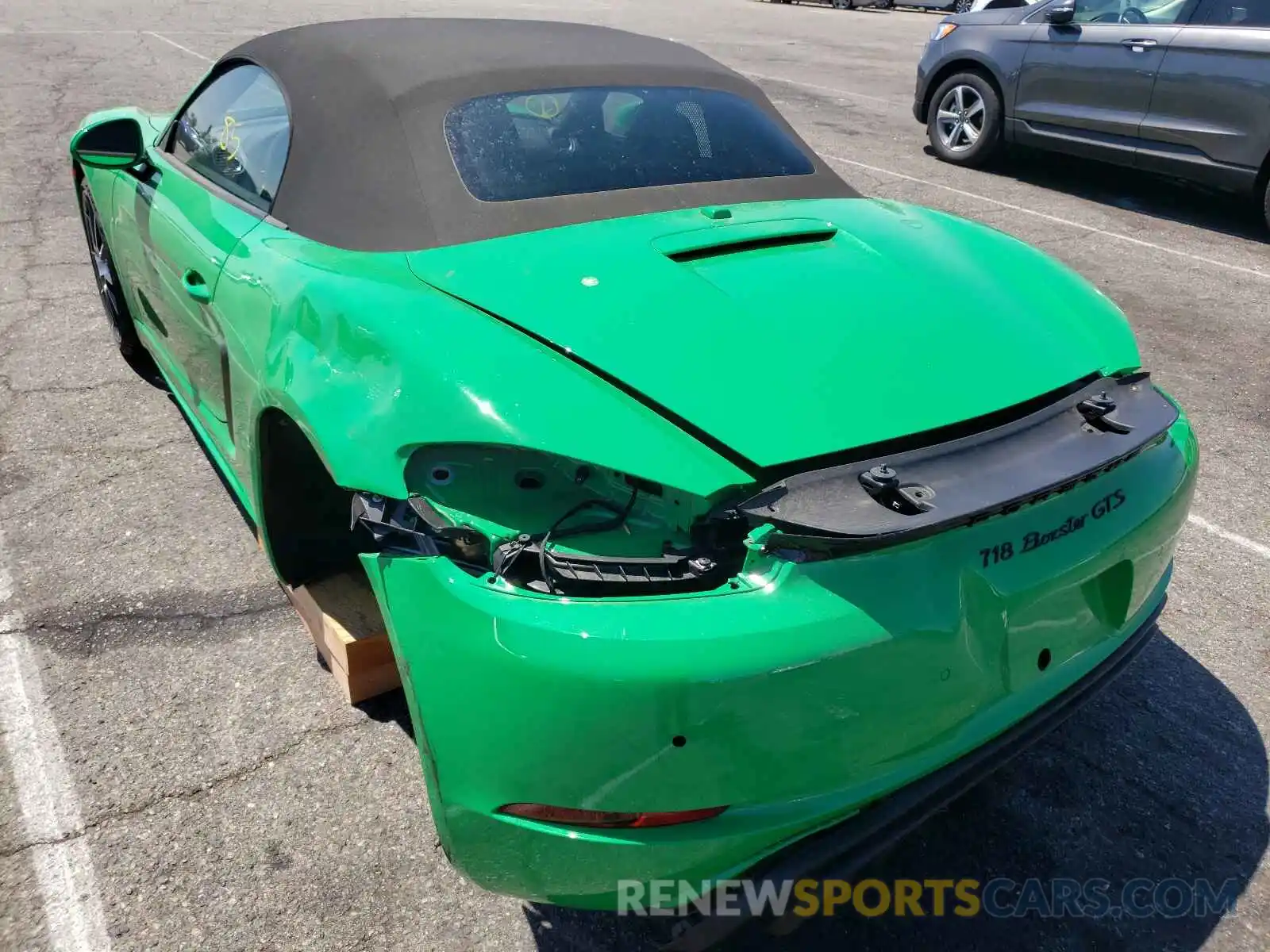 3 Photograph of a damaged car WP0CD2A80MS232240 PORSCHE BOXSTER 2021