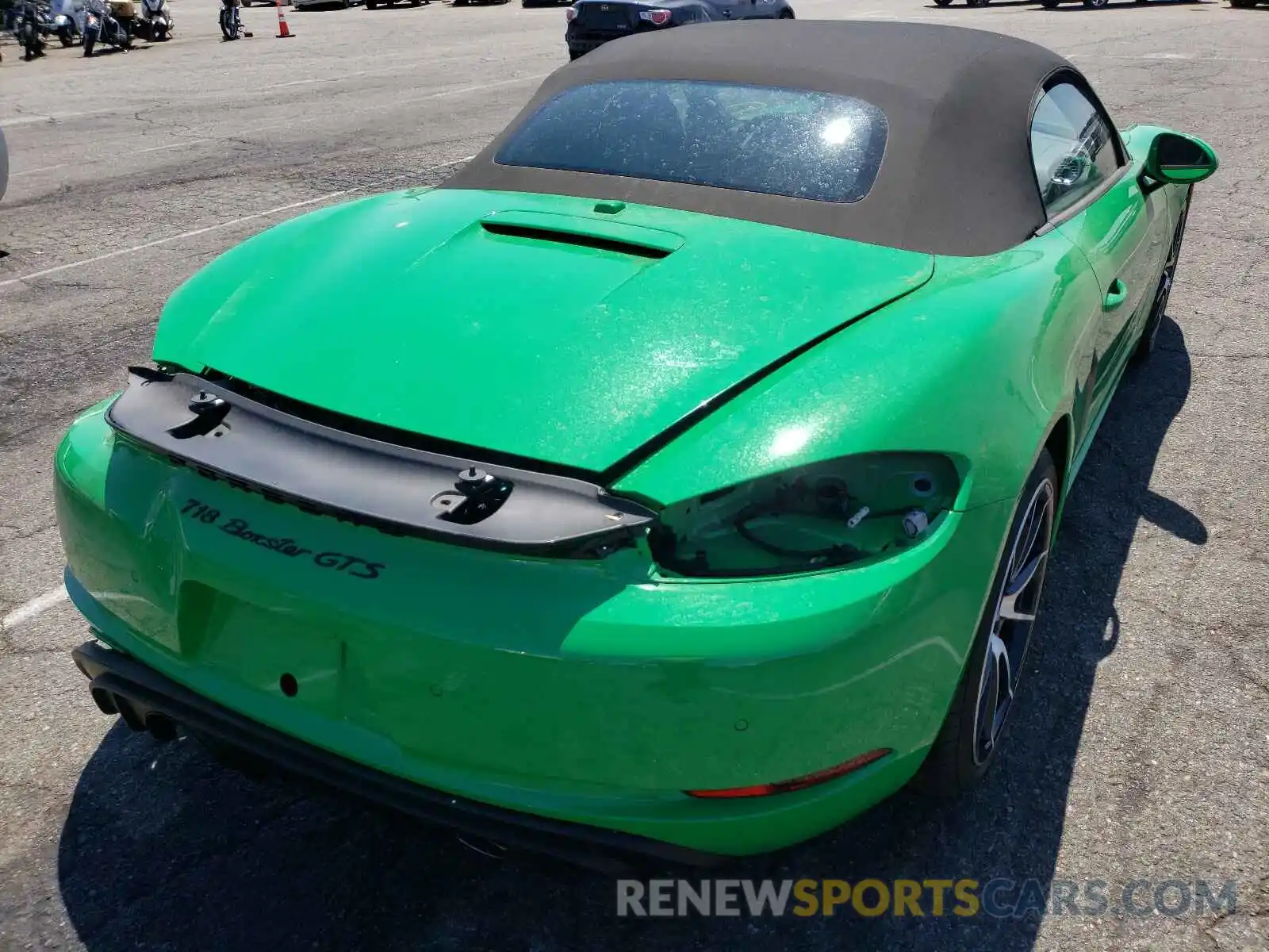 4 Photograph of a damaged car WP0CD2A80MS232240 PORSCHE BOXSTER 2021