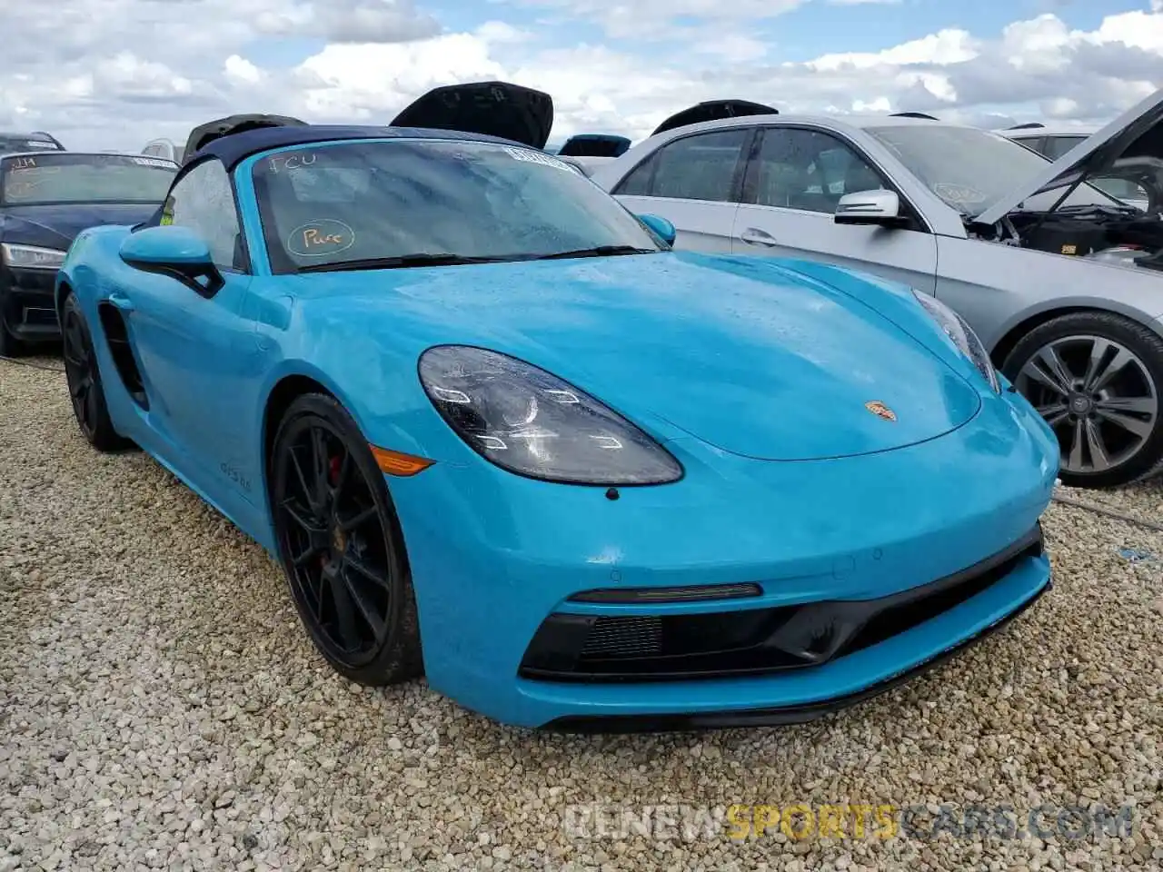 1 Фотография поврежденного автомобиля WP0CD2A85MS232265 PORSCHE BOXSTER 2021