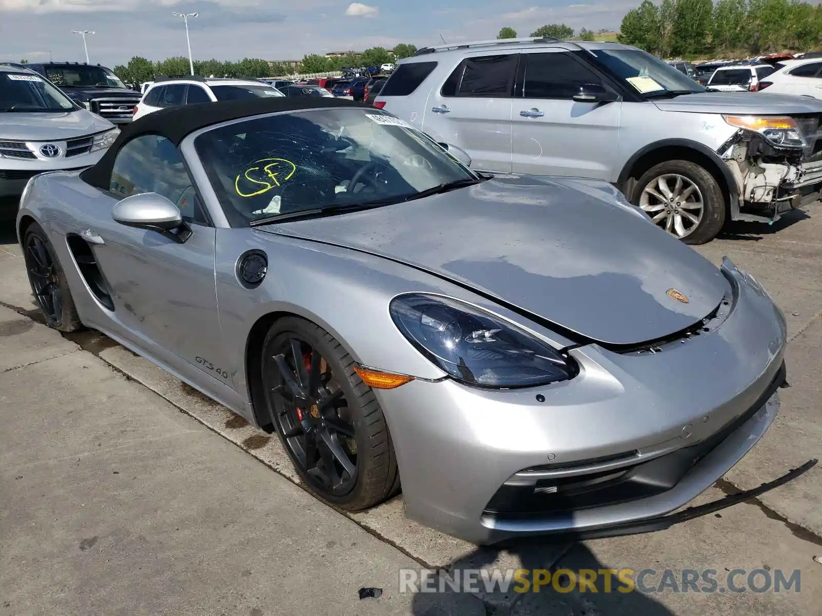 1 Photograph of a damaged car WP0CD2A8XMS232326 PORSCHE BOXSTER 2021