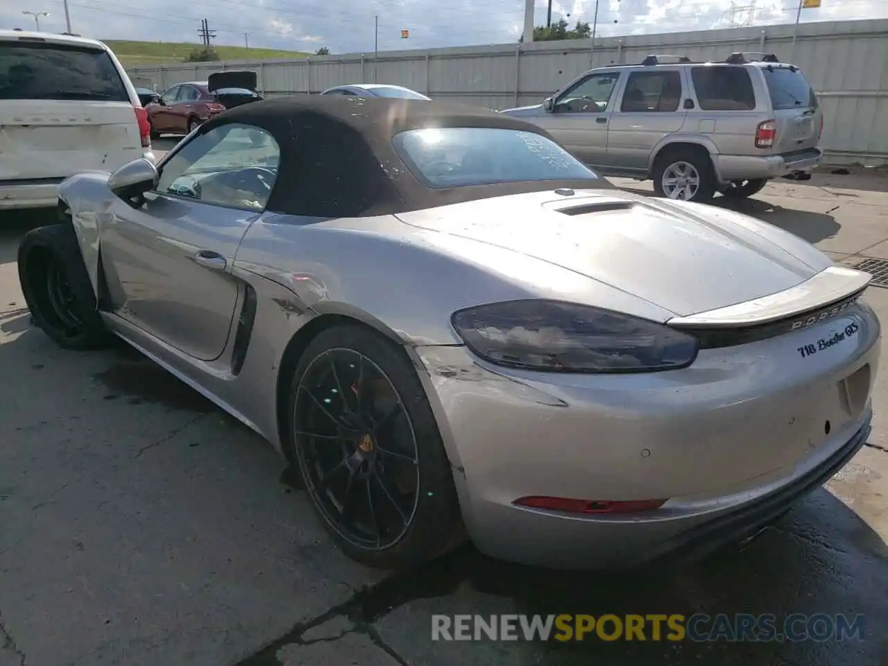 3 Photograph of a damaged car WP0CD2A8XMS232326 PORSCHE BOXSTER 2021