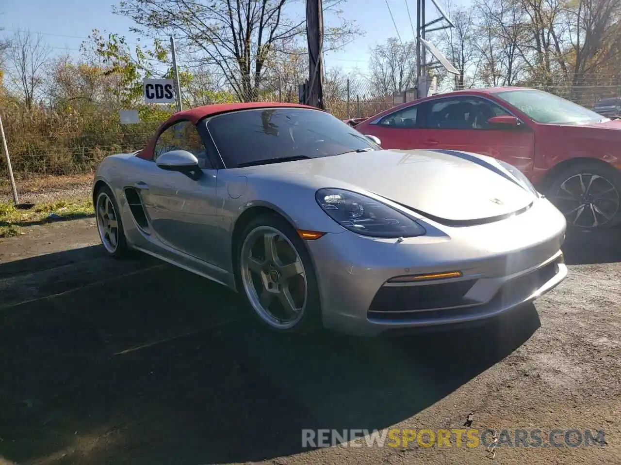 1 Photograph of a damaged car WP0CD2A88NS228275 PORSCHE BOXSTER 2022