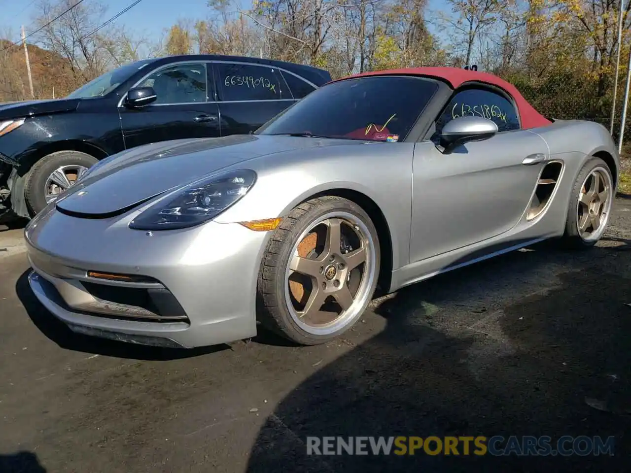 2 Photograph of a damaged car WP0CD2A88NS228275 PORSCHE BOXSTER 2022