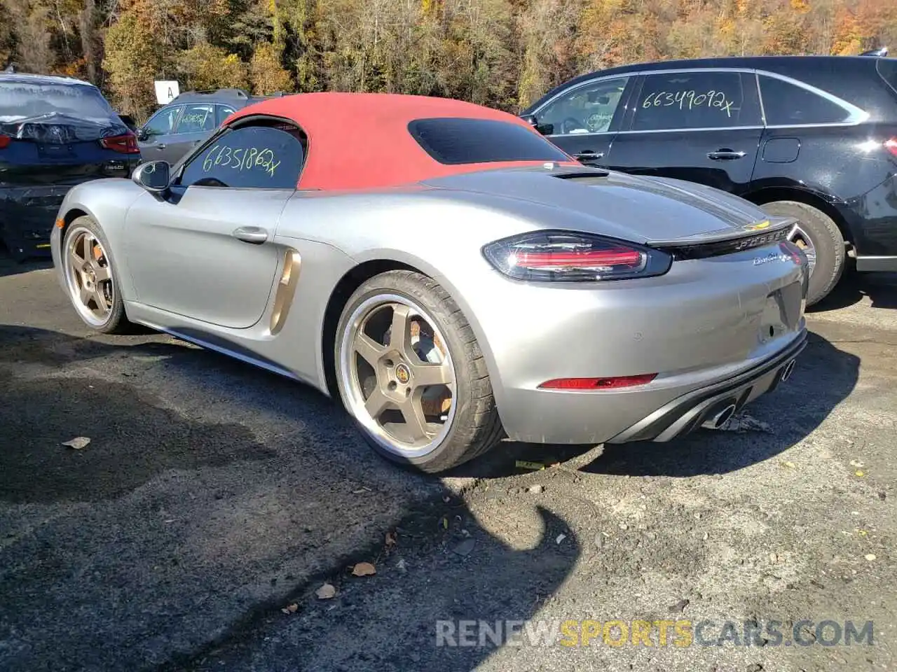 3 Photograph of a damaged car WP0CD2A88NS228275 PORSCHE BOXSTER 2022