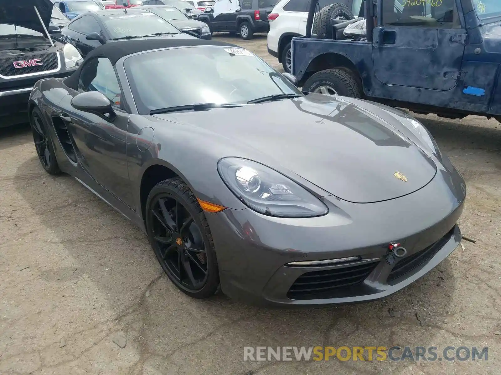 1 Photograph of a damaged car WP0CA2A83KS211436 PORSCHE BOXSTER BA 2019