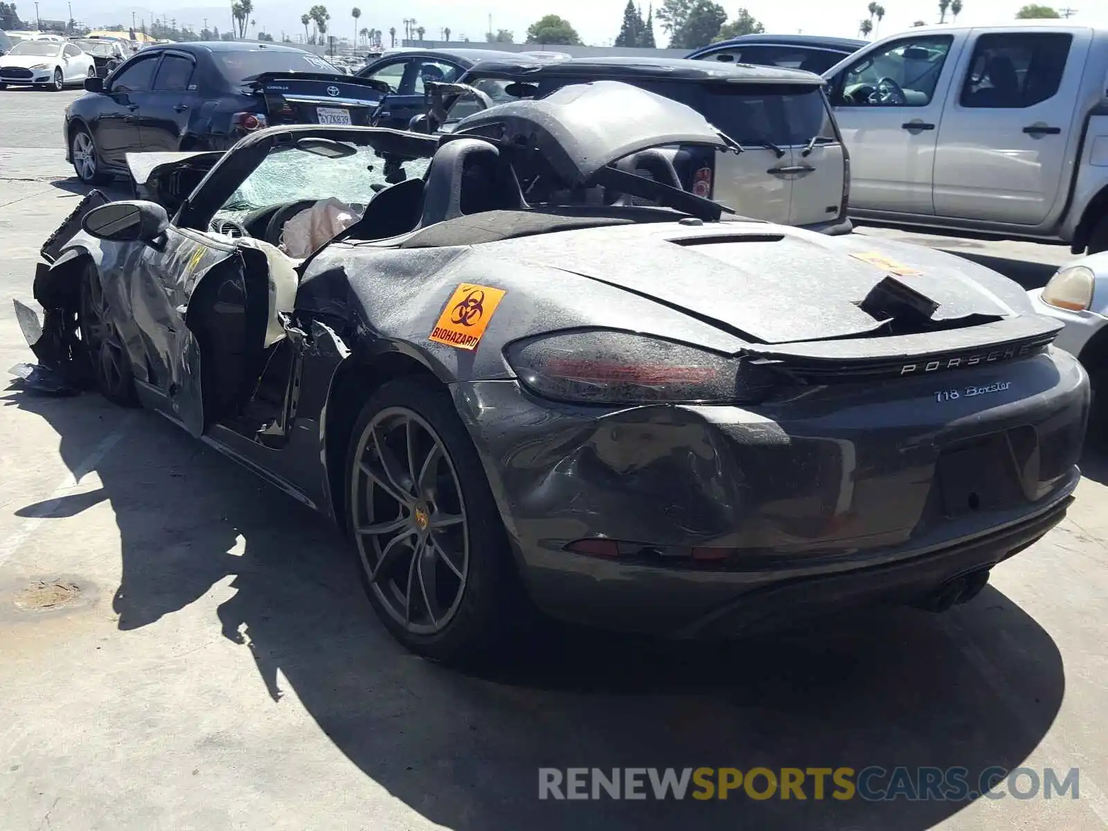 3 Photograph of a damaged car WP0CA2A85KS210448 PORSCHE BOXSTER BA 2019