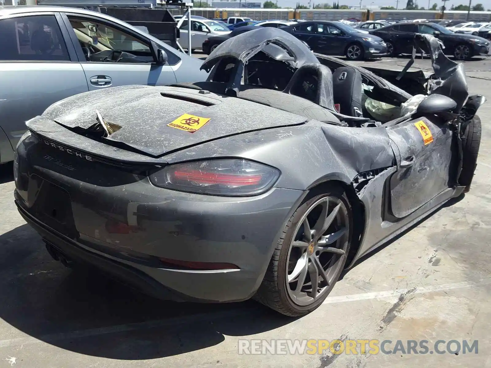 4 Фотография поврежденного автомобиля WP0CA2A85KS210448 PORSCHE BOXSTER BA 2019