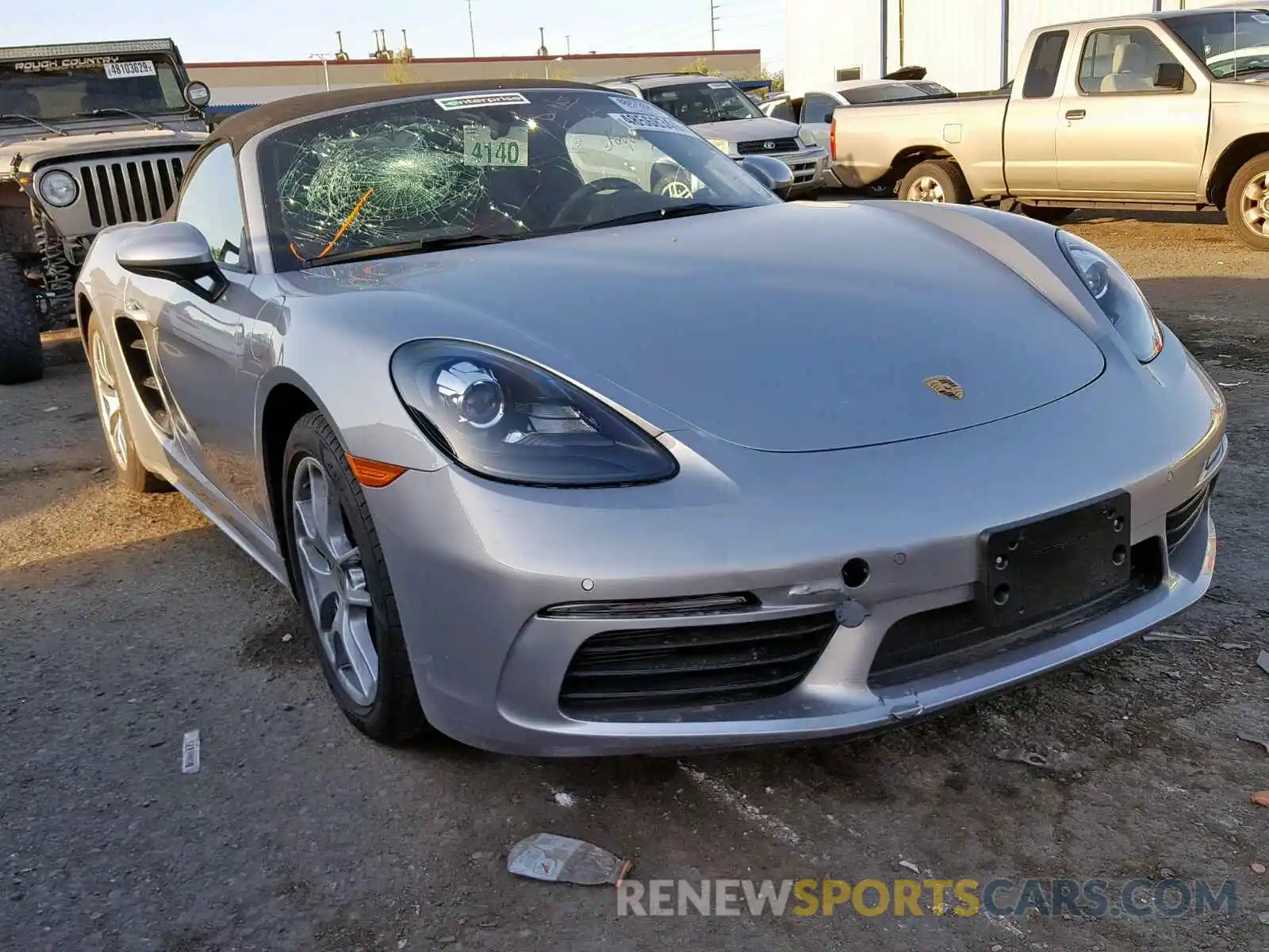 1 Photograph of a damaged car WP0CA2A89KS211344 PORSCHE BOXSTER BA 2019