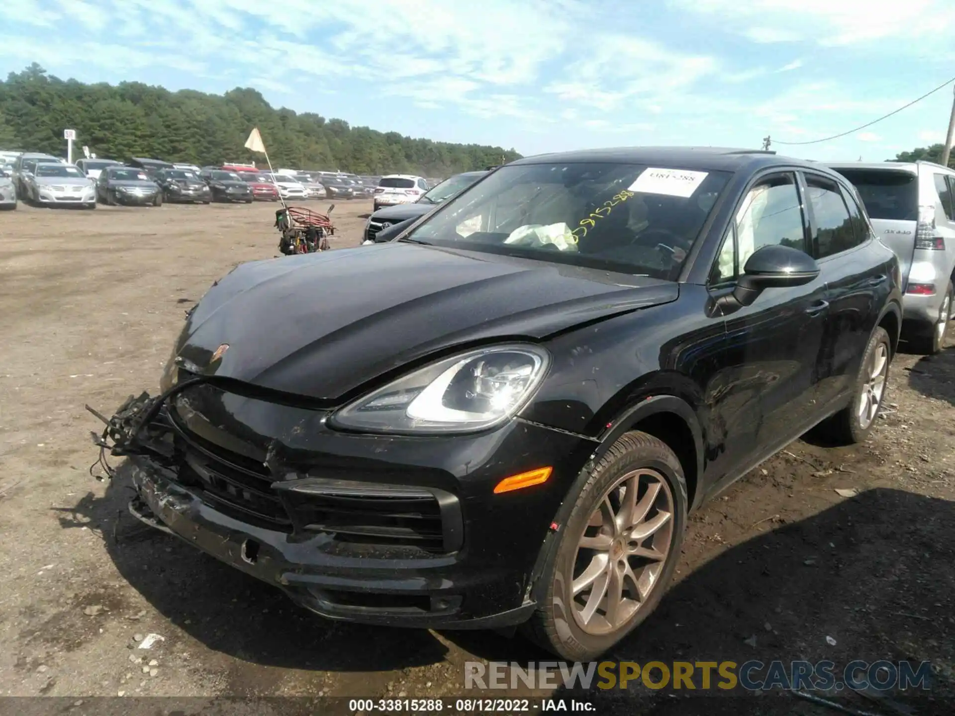 2 Photograph of a damaged car WP1AA2AY0KDA00639 PORSCHE CAYENNE 2019