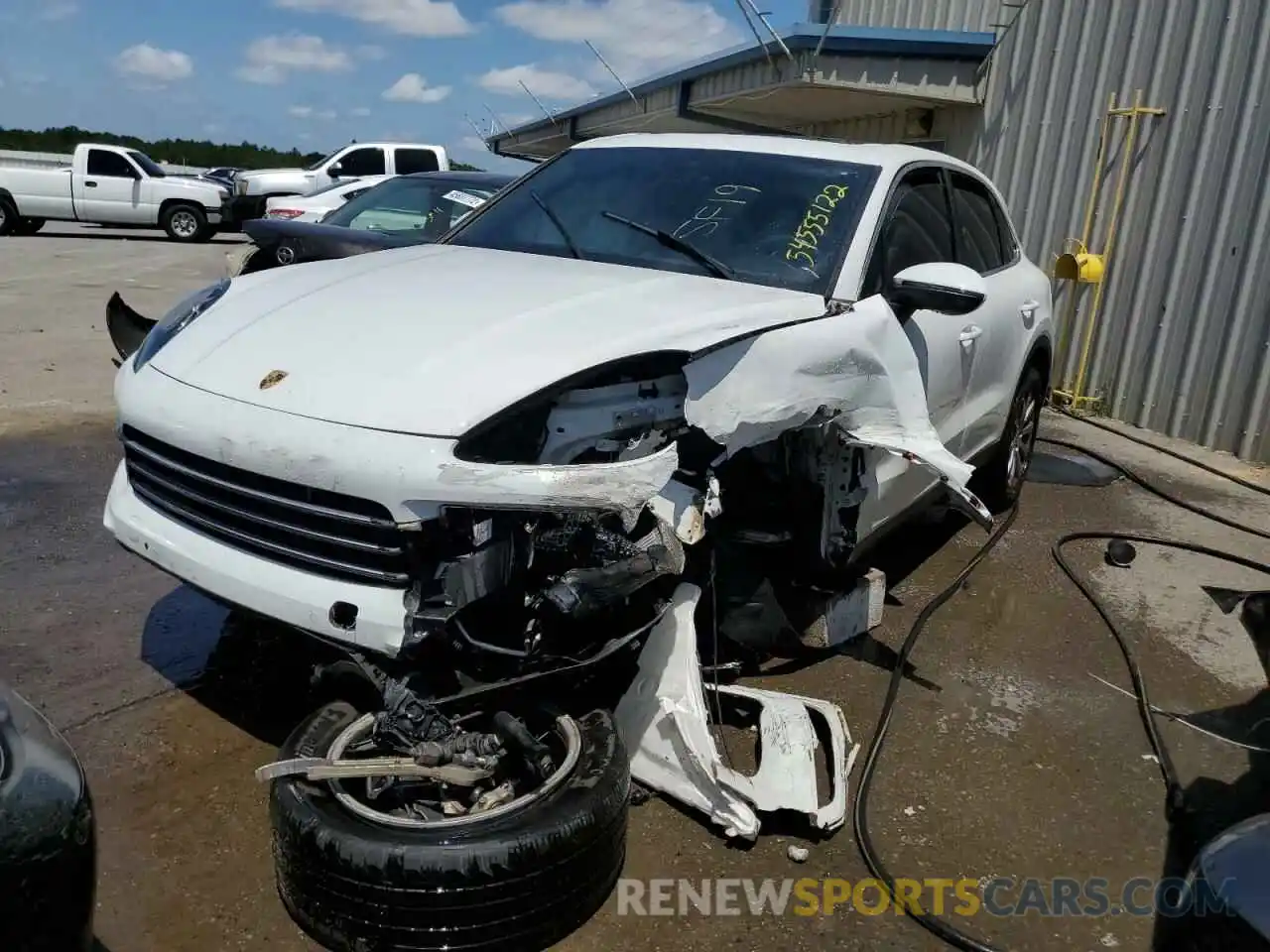 2 Photograph of a damaged car WP1AA2AY0KDA02505 PORSCHE CAYENNE 2019