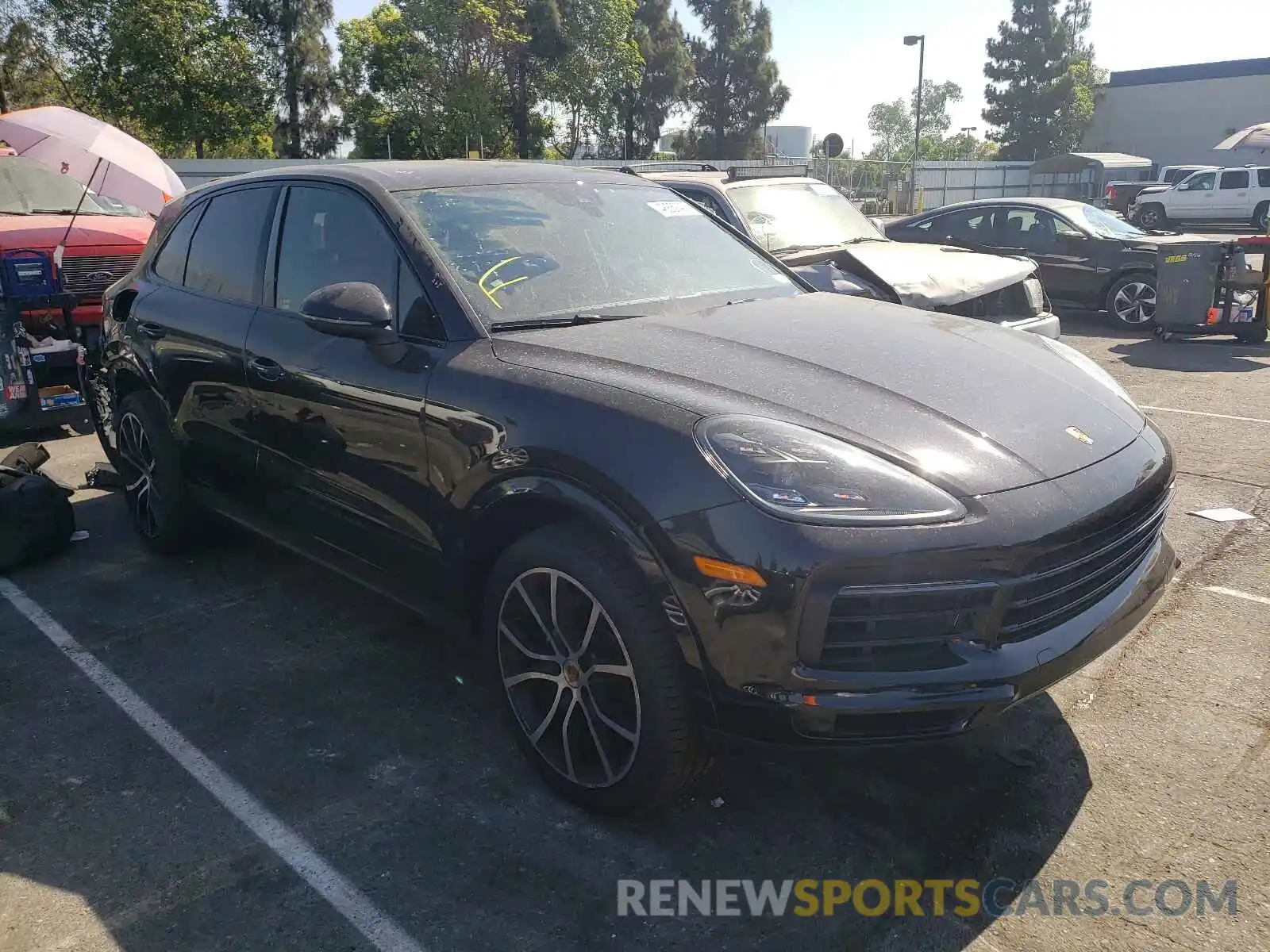 1 Photograph of a damaged car WP1AA2AY0KDA02732 PORSCHE CAYENNE 2019