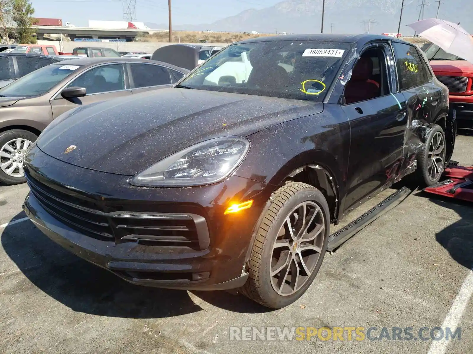 2 Photograph of a damaged car WP1AA2AY0KDA02732 PORSCHE CAYENNE 2019