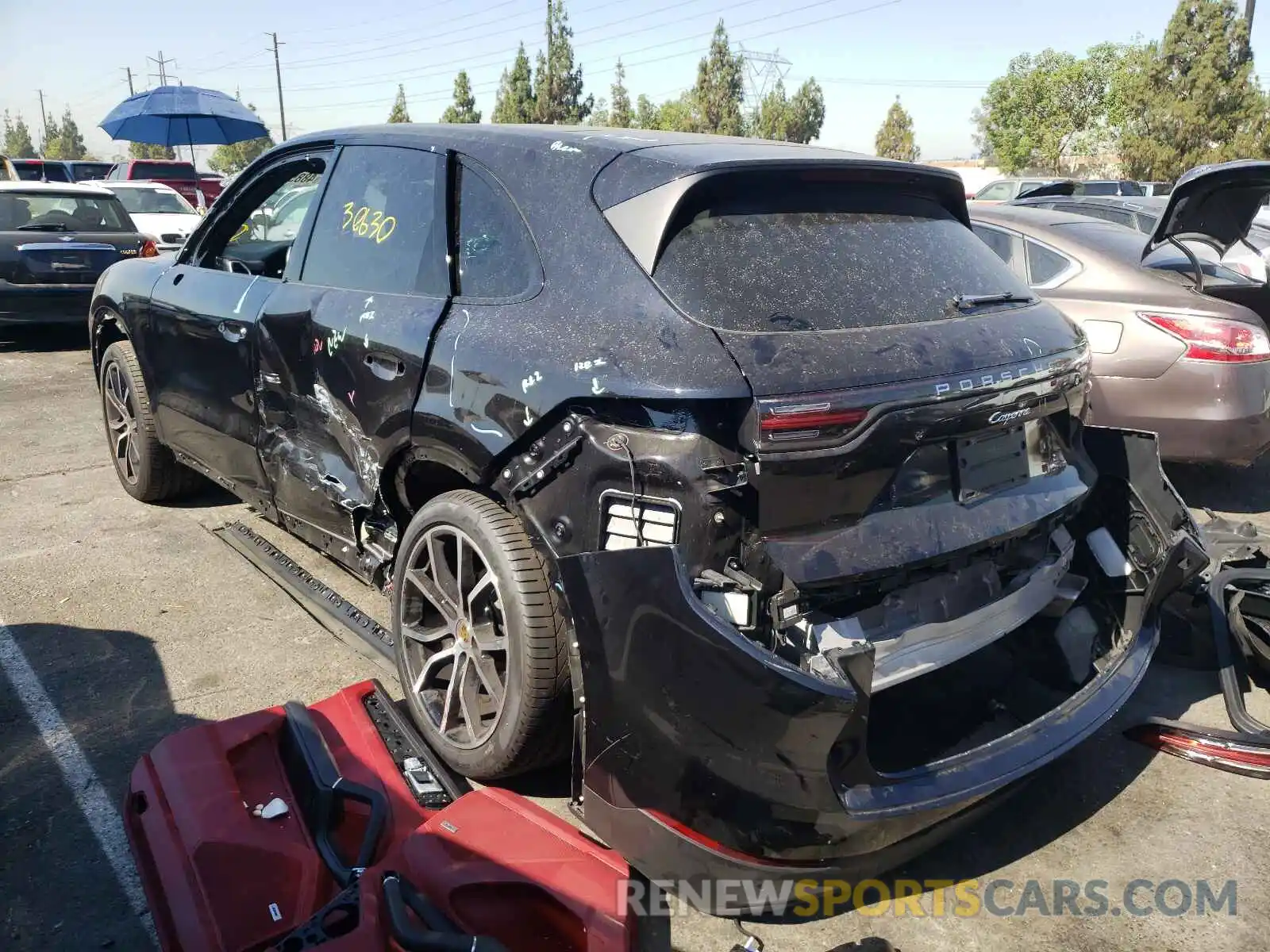 3 Photograph of a damaged car WP1AA2AY0KDA02732 PORSCHE CAYENNE 2019